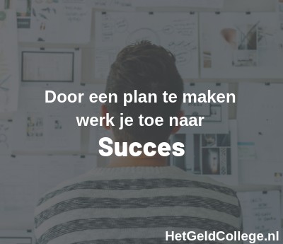 plan voor succes