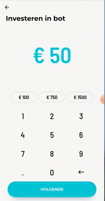 BOTS - minimaal 50 euro beleggen